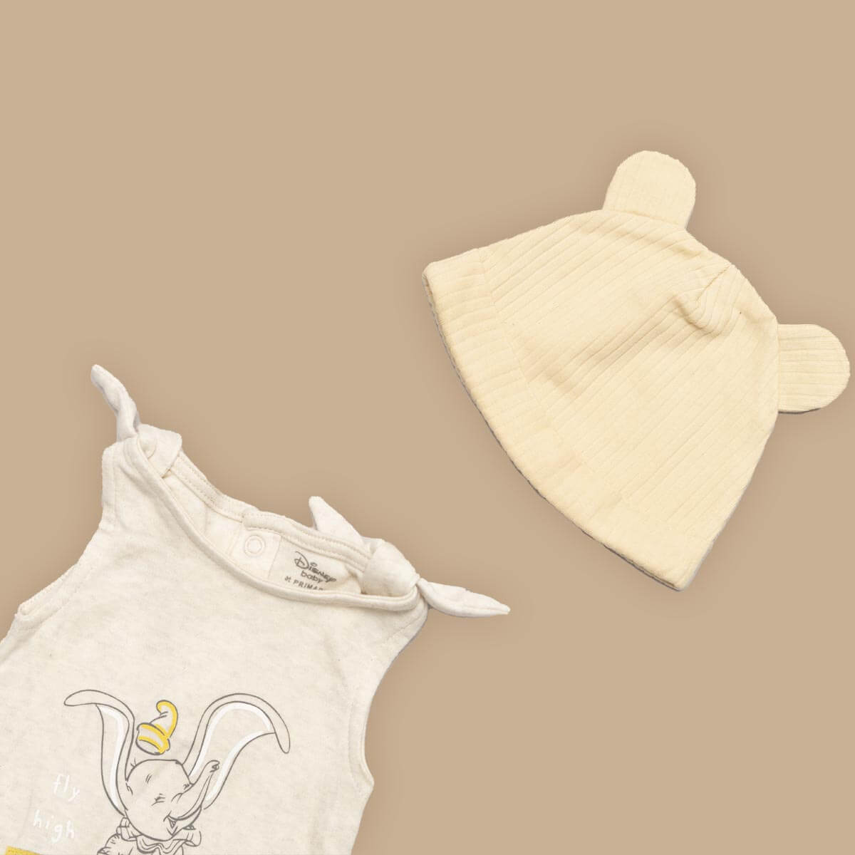 Baby Elephant Cute Yellow Color Romper - Image 2