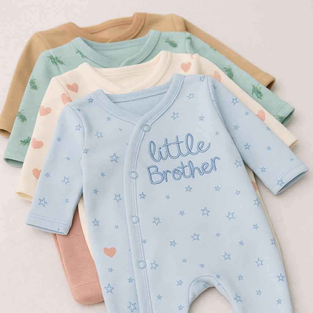 Pack of baby sleepsuits