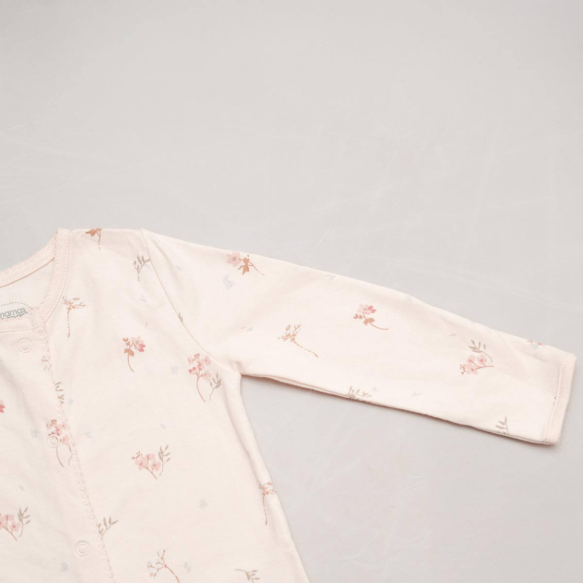 Cute Flowery Designed Light Color Sleepsuit - Image 2