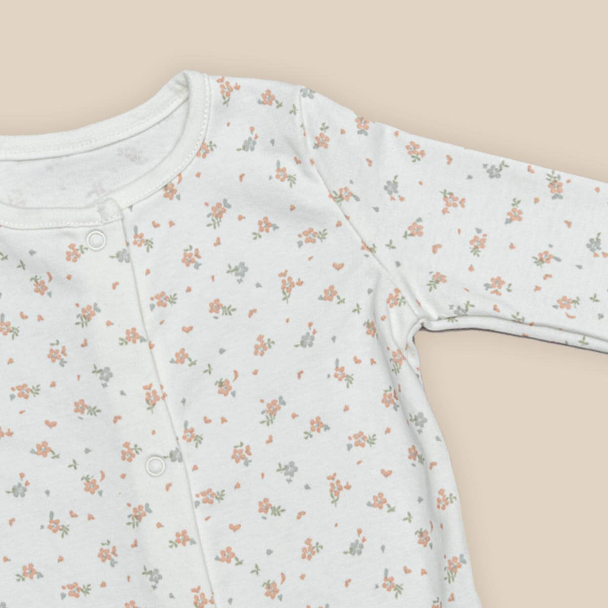 Beautiful Flowery Designed High-quality Sleepsuit - Image 3