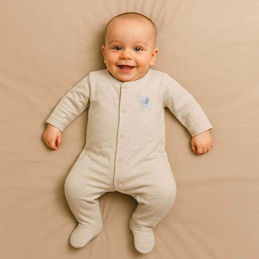 Baby Elephant Cute High-quality Sleepsuit