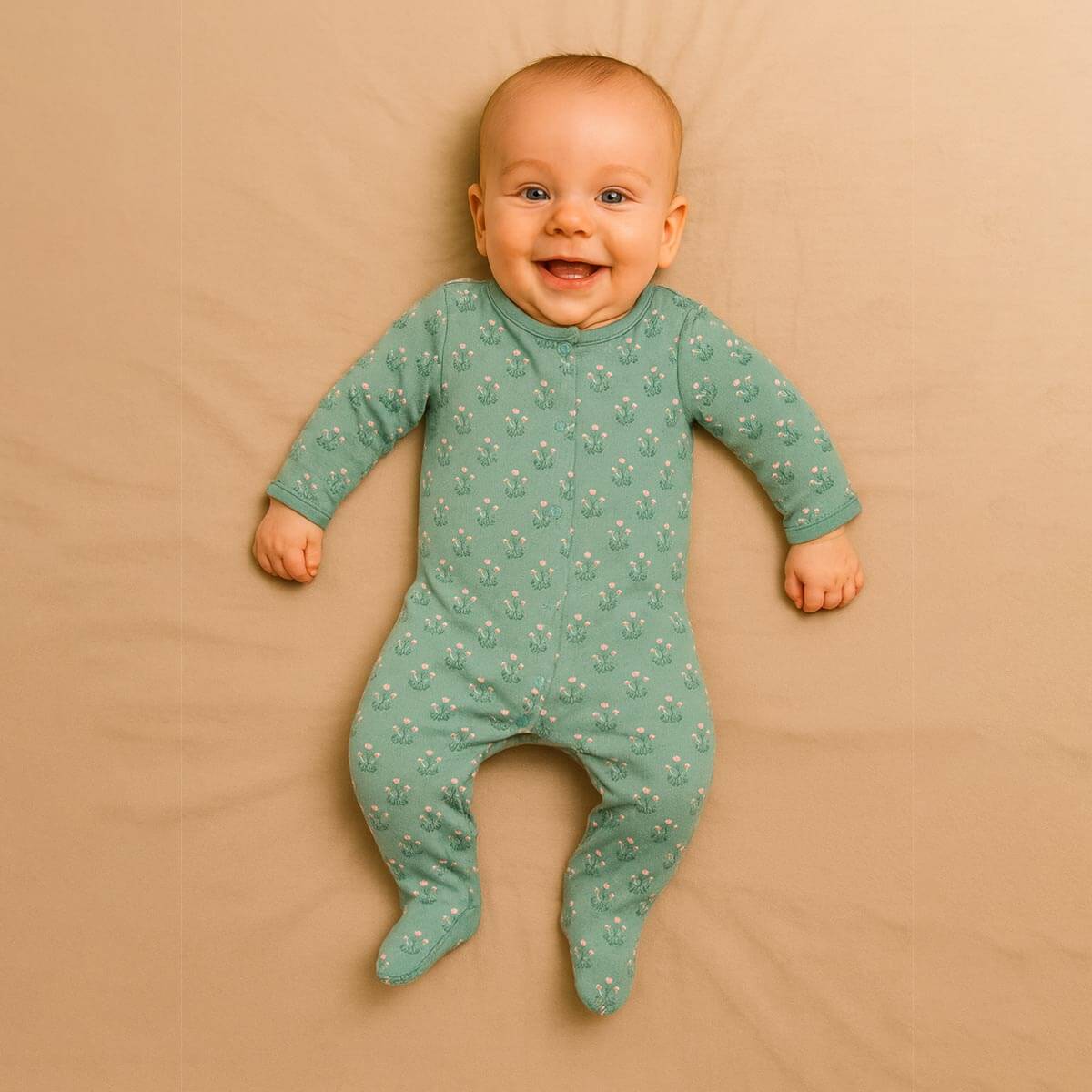 Beautiful Flowery Designed Luxury Sleepsuit