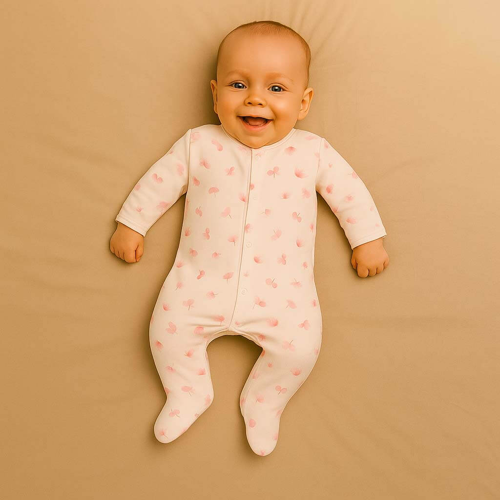 Flowery Designed Beautiful Luxury Sleepsuit