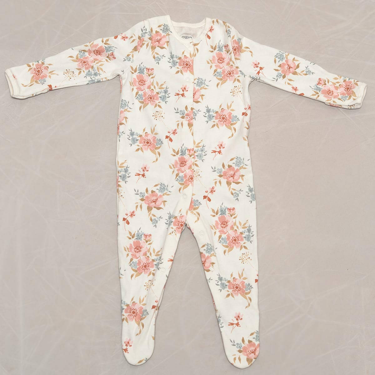 Vintage Bloom Flowery Designed Sleepsuit - Image 3