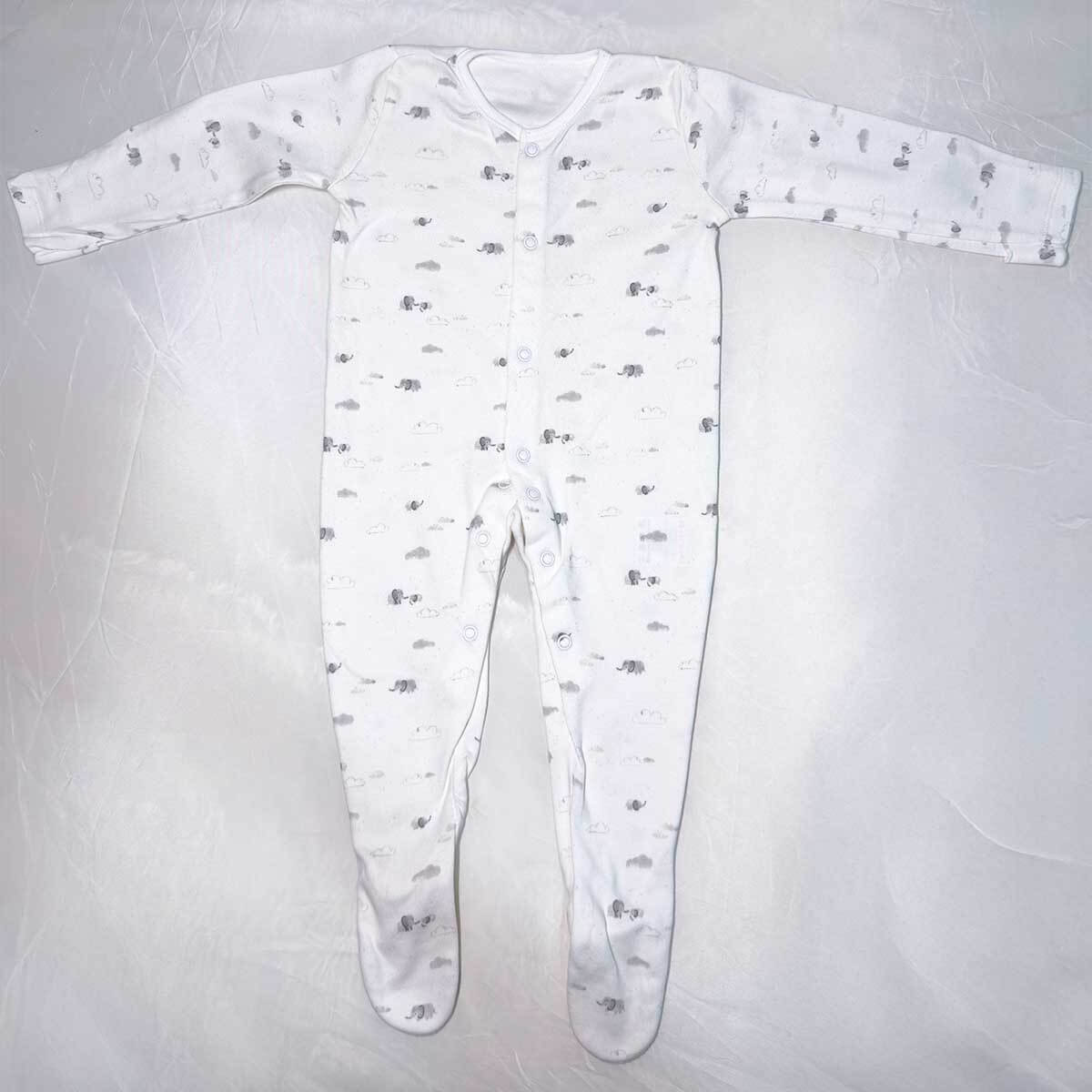 Little Elephant Moonlight Sleepsuit