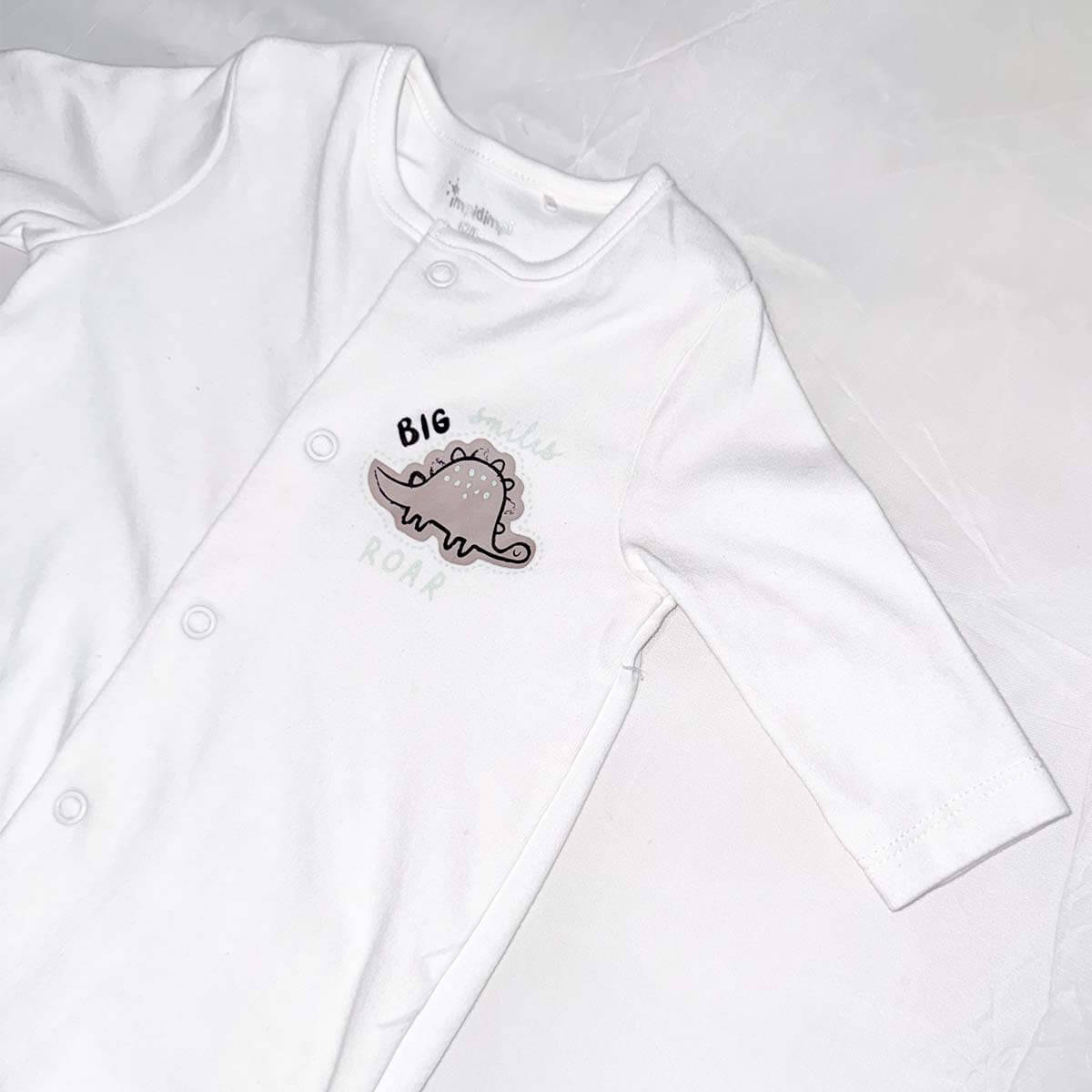 Little Roar Classic Sleepsuit close-up view