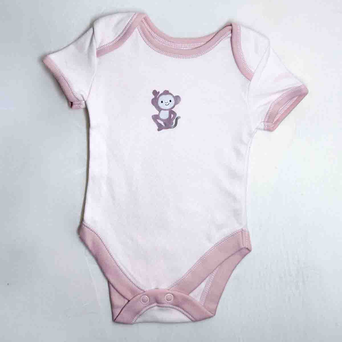 Sweet monkey baby bodysuit